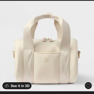 all in motion target mini gym bag cream